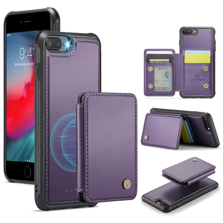 JEEHOOD J05 Business Magnetic Style RFID Leather Phone Case, For iPhone 11 Pro Max, For iPhone 11, For iPhone 11 Pro, For iPhone X / XS, For iPhone 8 Plus / 7 Plus / 6 Plus