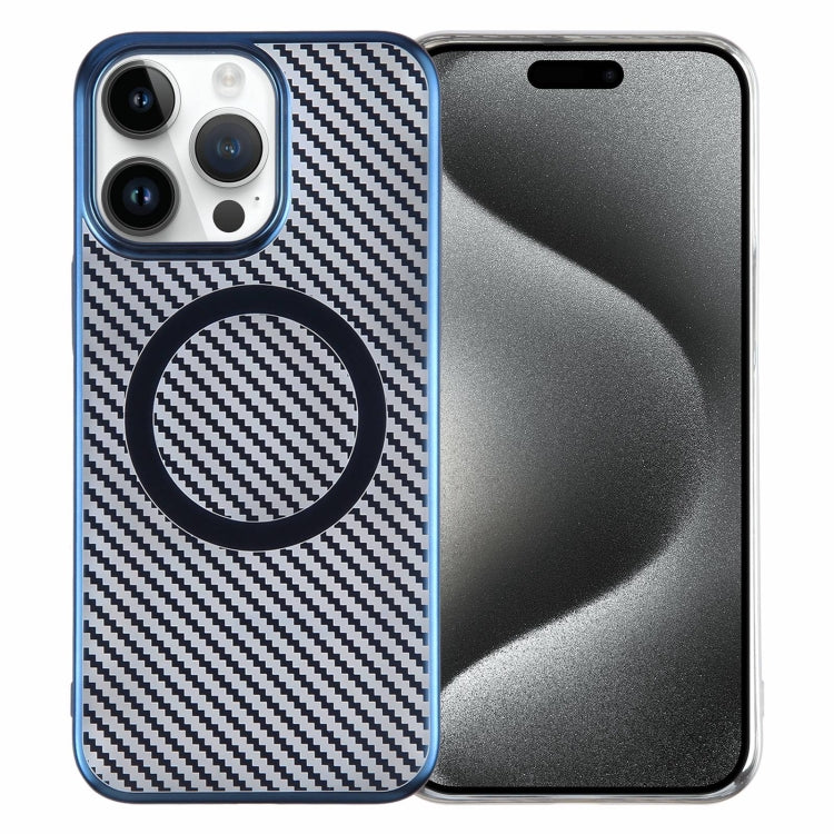 6D Plated Carbon Fiber Clear Magsafe PC Phone Case, For iPhone 16 Pro Max, For iPhone 16 Pro, For iPhone 16 Plus, For iPhone 16, For iPhone 15 Pro Max, For iPhone 15 Pro