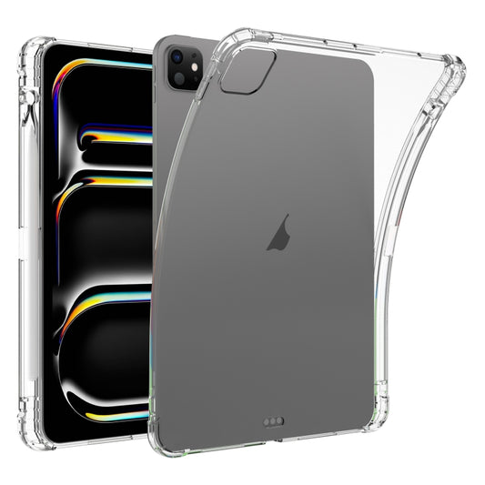 Highly Transparent TPU Full Thicken Corners Shockproof Protective Case with Pen Slot, For iPad Pro 13 2024, For iPad Air 13 2024, For iPad Air 11 2024, For iPad Pro 11 2024