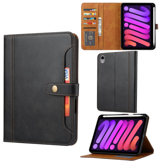 Calf Texture Double Fold Clasp Horizontal Flip Leather Smart Tablet Case, For iPad mini 2024, For iPad Pro 13 2024, For iPad Pro 11 2024