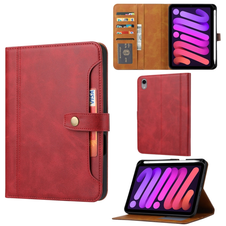 Calf Texture Double Fold Clasp Horizontal Flip Leather Smart Tablet Case, For iPad mini 2024, For iPad Pro 13 2024, For iPad Pro 11 2024