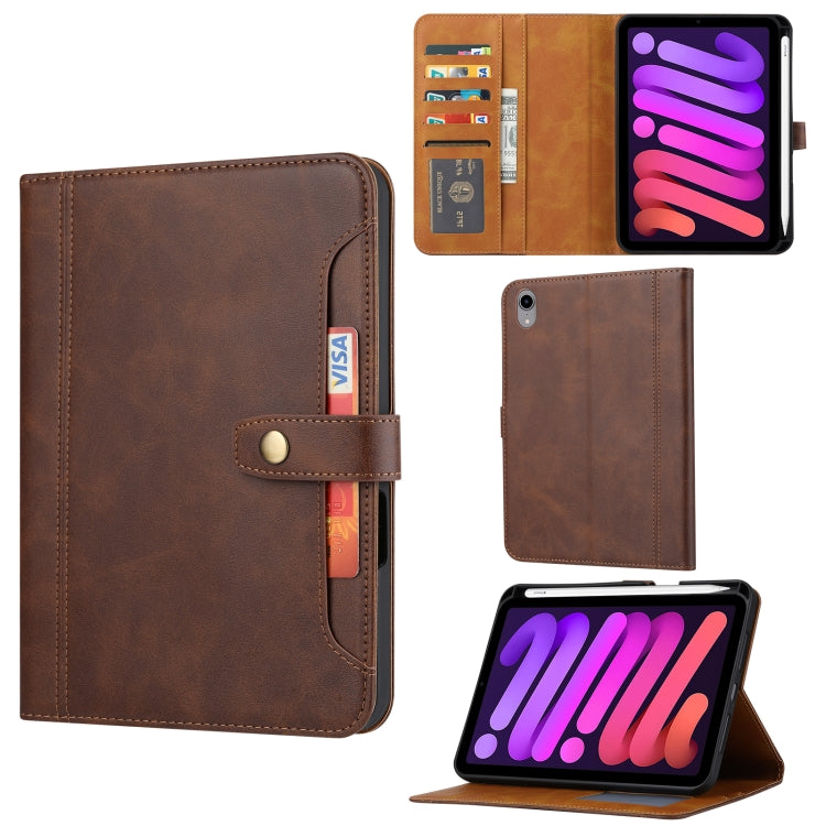 Calf Texture Double Fold Clasp Horizontal Flip Leather Smart Tablet Case, For iPad mini 2024, For iPad Pro 13 2024, For iPad Pro 11 2024