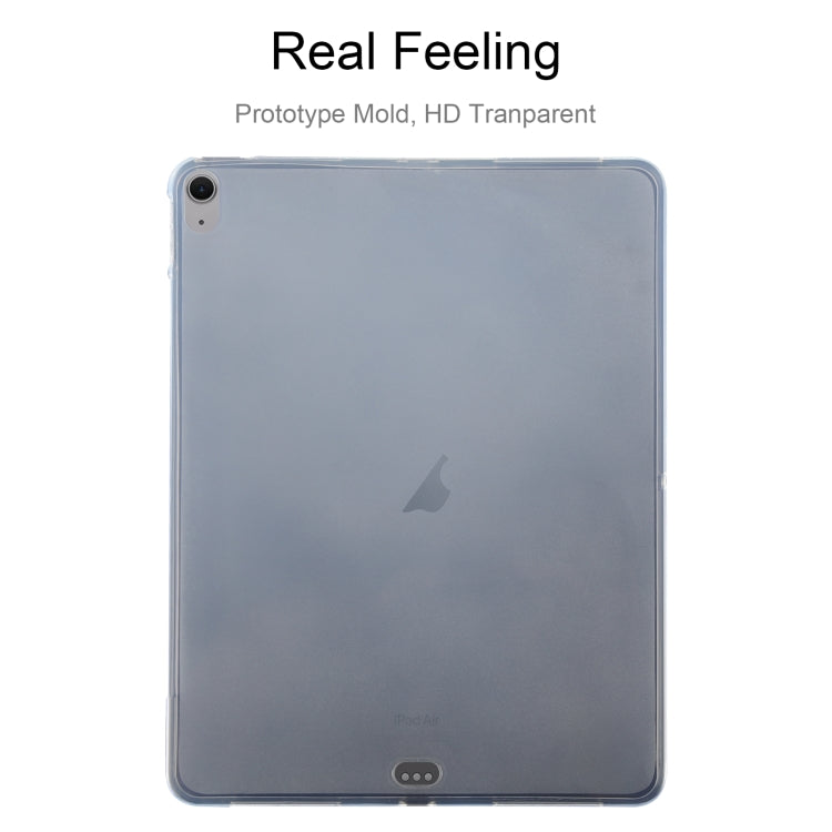 0.75mm Shockproof Outside Glossy Inside Frosted TPU Tablet Case, For iPad Air 13 2024, For iPad Air 11 2024 / 5 / 4