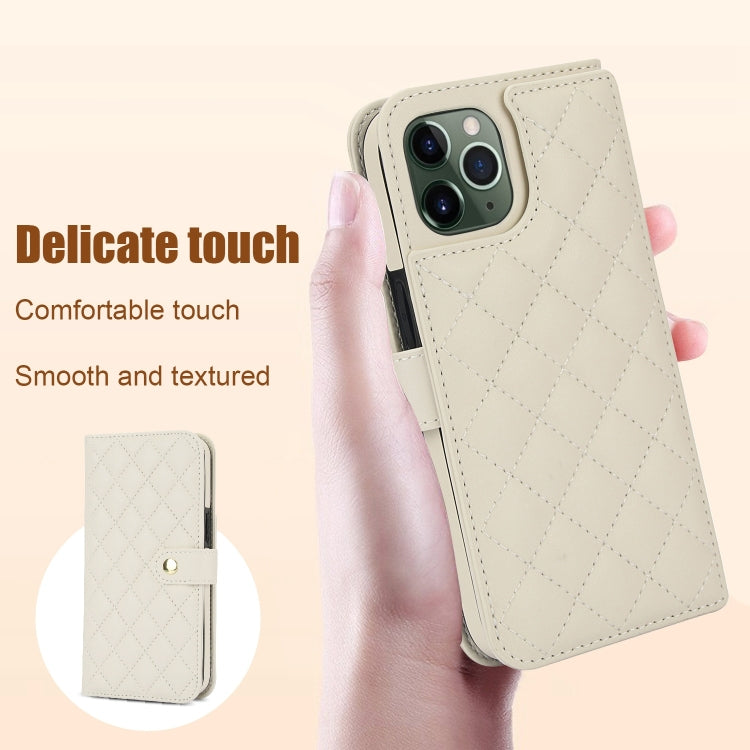 Crossbody Multifunction Rhombic Leather Phone Case, For iPhone 11 Pro, For iPhone X / XS, For iPhone XR