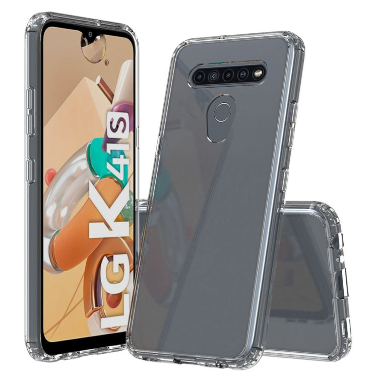 Shockproof Scratchproof TPU + Acrylic Protective Case, For LG G7 ThinQ, For LG G8 ThinQ, For LG G8X ThinQ / V50S ThinQ, For LG K31, For LG K40S / Harmony, For LG K40 / K12 Plus, For LG K41S / K51S, For LG Q51 / K51, For LG Stylo 5, For LG Stylo 6