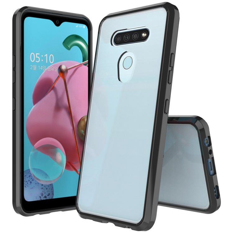 Shockproof Scratchproof TPU + Acrylic Protective Case, For LG G7 ThinQ, For LG G8 ThinQ, For LG G8X ThinQ / V50S ThinQ, For LG K31, For LG K40S / Harmony, For LG K40 / K12 Plus, For LG K41S / K51S, For LG Q51 / K51, For LG Stylo 5, For LG Stylo 6