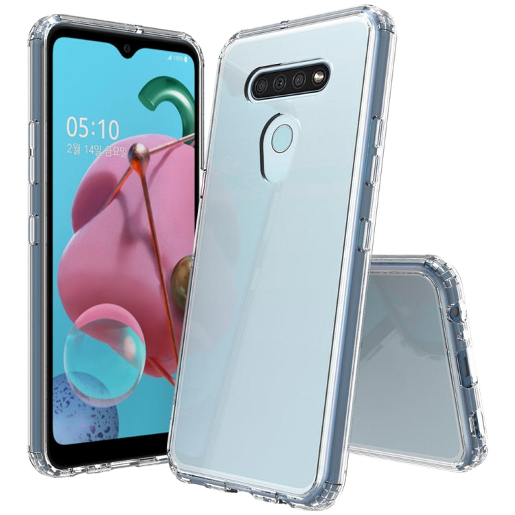 Shockproof Scratchproof TPU + Acrylic Protective Case, For LG G7 ThinQ, For LG G8 ThinQ, For LG G8X ThinQ / V50S ThinQ, For LG K31, For LG K40S / Harmony, For LG K40 / K12 Plus, For LG K41S / K51S, For LG Q51 / K51, For LG Stylo 5, For LG Stylo 6