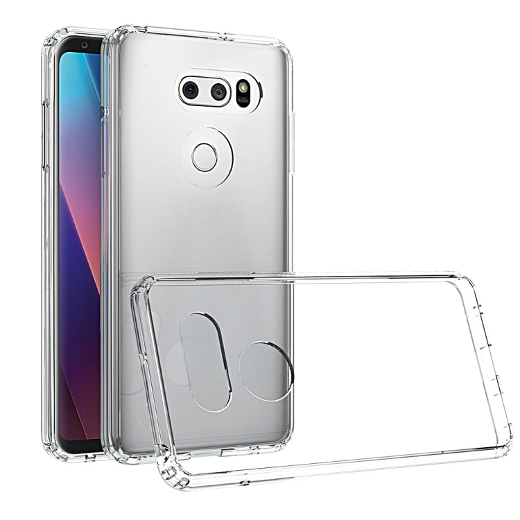 Shockproof Scratchproof TPU + Acrylic Protective Case, For LG G7 ThinQ, For LG G8 ThinQ, For LG G8X ThinQ / V50S ThinQ, For LG K31, For LG K40S / Harmony, For LG K40 / K12 Plus, For LG K41S / K51S, For LG Q51 / K51, For LG Stylo 5, For LG Stylo 6