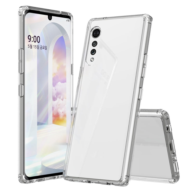 Shockproof Scratchproof TPU + Acrylic Protective Case, For LG G7 ThinQ, For LG G8 ThinQ, For LG G8X ThinQ / V50S ThinQ, For LG K31, For LG K40S / Harmony, For LG K40 / K12 Plus, For LG K41S / K51S, For LG Q51 / K51, For LG Stylo 5, For LG Stylo 6