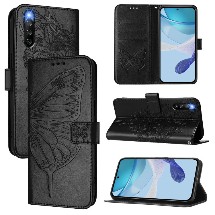 Embossed Butterfly Leather Phone Case, For Sony Xperia 1 V, For Sony Xperia 10 V, For Sony Xperia 10 IV