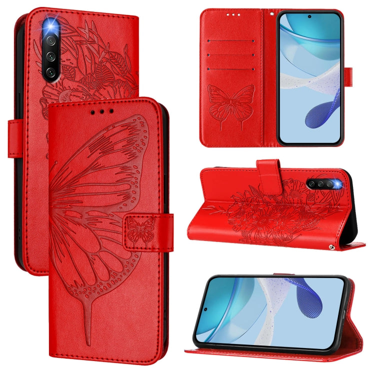 Embossed Butterfly Leather Phone Case, For Sony Xperia 1 V, For Sony Xperia 10 V, For Sony Xperia 10 IV