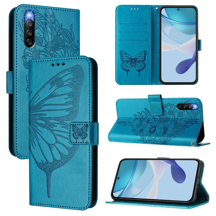 Embossed Butterfly Leather Phone Case, For Sony Xperia 1 V, For Sony Xperia 10 V, For Sony Xperia 10 IV