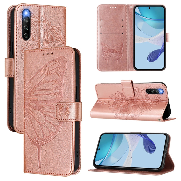 Embossed Butterfly Leather Phone Case, For Sony Xperia 1 V, For Sony Xperia 10 V, For Sony Xperia 10 IV