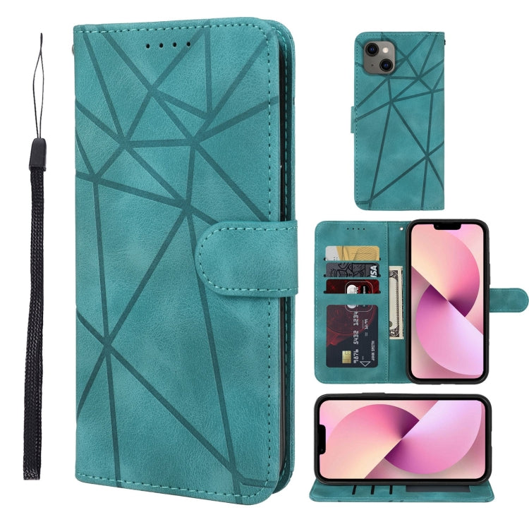 Skin Feel Geometric Lines Leather Phone Case, For iPhone 13 mini, For iPhone 12 / 12 Pro, For iPhone 12 Pro Max, For iPhone 12 mini