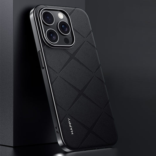 Plain Leather PC Phone Case