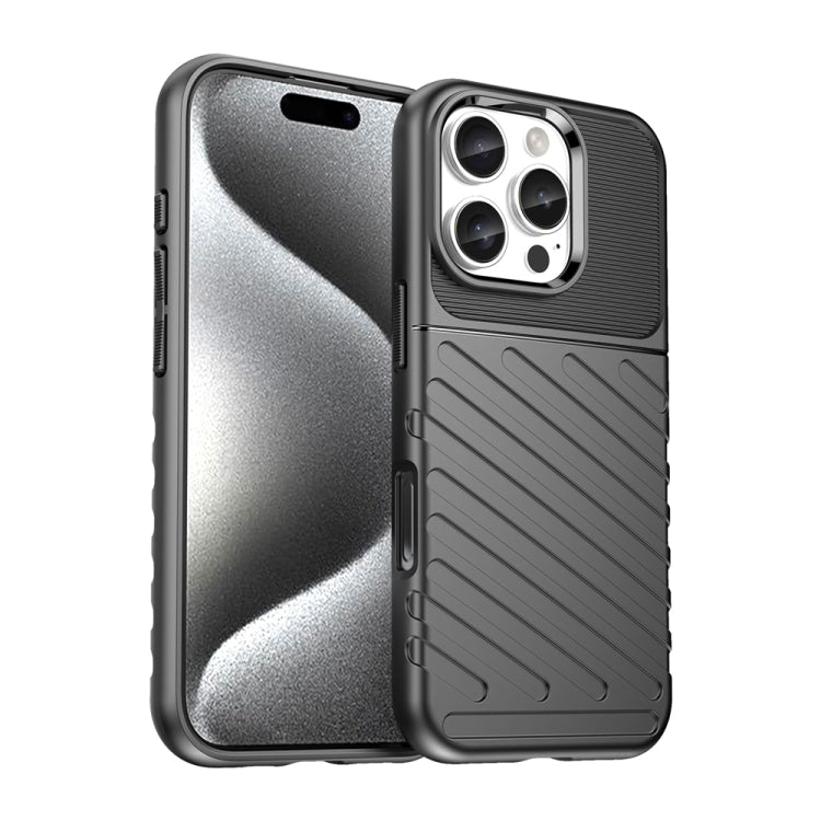 Thunderbolt Shockproof Soft TPU Phone Case, For iPhone 16 Pro Max, For iPhone 16 Pro, For iPhone 16 Plus, For iPhone 16, For iPhone SE 2024