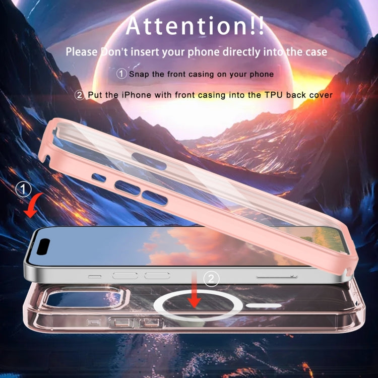 Colorful MagSafe Magnetic PC Hybrid TPU Phone Case, For iPhone 15 Pro, For iPhone 15 Plus, For iPhone 15, For iPhone 14 Plus, For iPhone 14