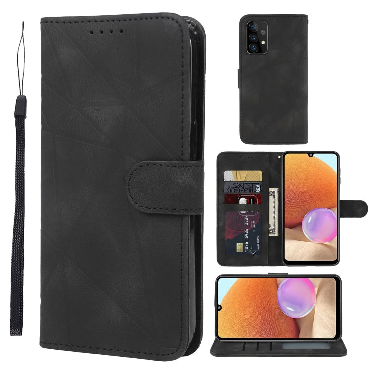 Skin Feel Geometric Lines Leather Phone Case, For Samsung Galaxy A03s US, For Samsung Galaxy A22 4G, For Samsung Galaxy A22 5G, For Samsung Galaxy S21 FE 5G, For Samsung Galaxy A32 4G