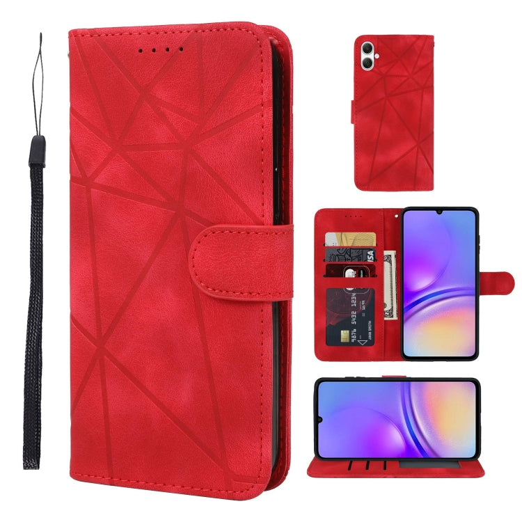 Skin Feel Geometric Lines Leather Phone Case, For Samsung Galaxy A35 5G, For Samsung Galaxy S24 Ultra 5G, For Samsung Galaxy A05, For Samsung Galaxy A05s, For Samsung Galaxy A25 5G