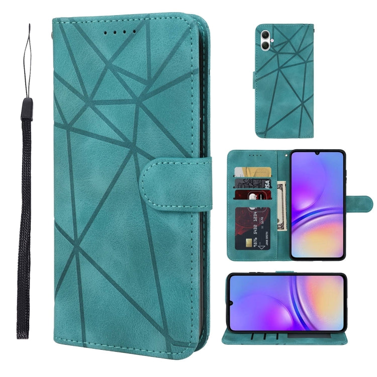 Skin Feel Geometric Lines Leather Phone Case, For Samsung Galaxy A35 5G, For Samsung Galaxy S24 Ultra 5G, For Samsung Galaxy A05, For Samsung Galaxy A05s, For Samsung Galaxy A25 5G