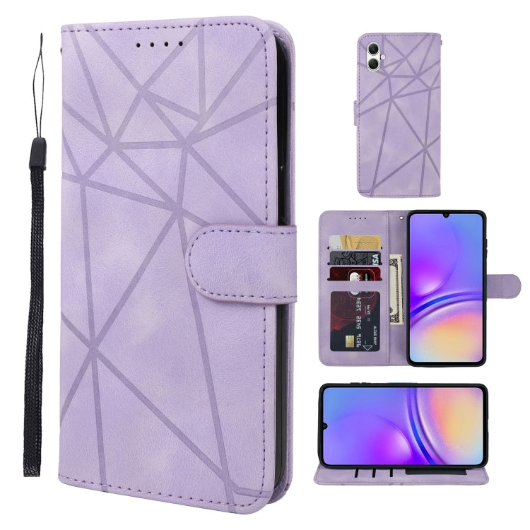 Skin Feel Geometric Lines Leather Phone Case, For Samsung Galaxy A35 5G, For Samsung Galaxy S24 Ultra 5G, For Samsung Galaxy A05, For Samsung Galaxy A05s, For Samsung Galaxy A25 5G