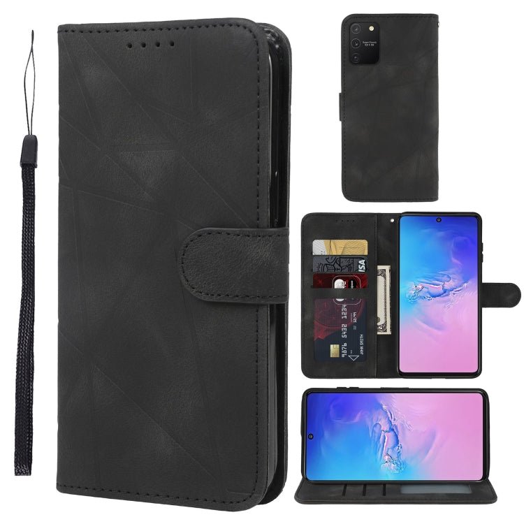 Skin Feel Geometric Lines Leather Phone Case, For Samsung Galaxy S20 Ultra, For Samsung Galaxy S20, For Samsung Galaxy S20+, For Samsung Galaxy S10 Lite, For Samsung Galaxy Note10 Lite