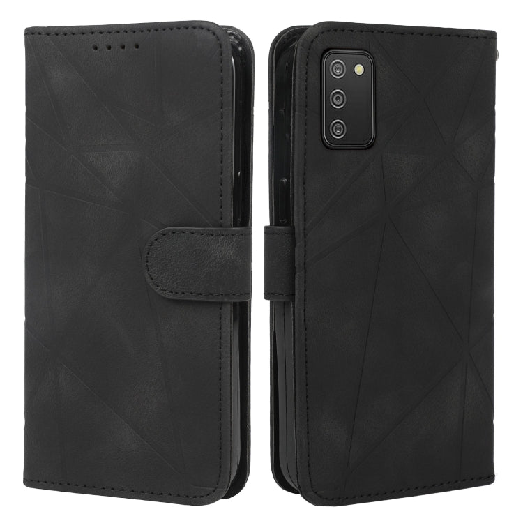 Skin Feel Geometric Lines Leather Phone Case, For Samsung Galaxy A03s US, For Samsung Galaxy A22 4G, For Samsung Galaxy A22 5G, For Samsung Galaxy S21 FE 5G, For Samsung Galaxy A32 4G