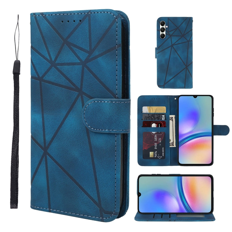 Skin Feel Geometric Lines Leather Phone Case, For Samsung Galaxy A35 5G, For Samsung Galaxy S24 Ultra 5G, For Samsung Galaxy A05, For Samsung Galaxy A05s, For Samsung Galaxy A25 5G