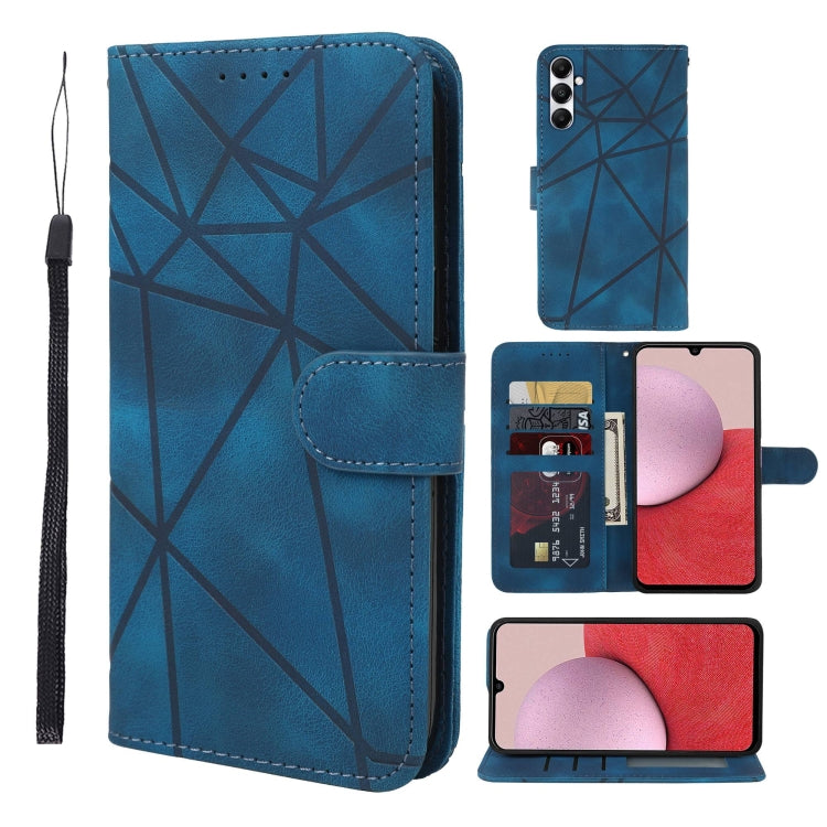 Skin Feel Geometric Lines Leather Phone Case, For Samsung Galaxy S23 FE 5G, For Samsung Galaxy A24 4G, For Samsung Galaxy A14 5G / 4G, For Samsung Galaxy A34 5G, For Samsung Galaxy A54 5G