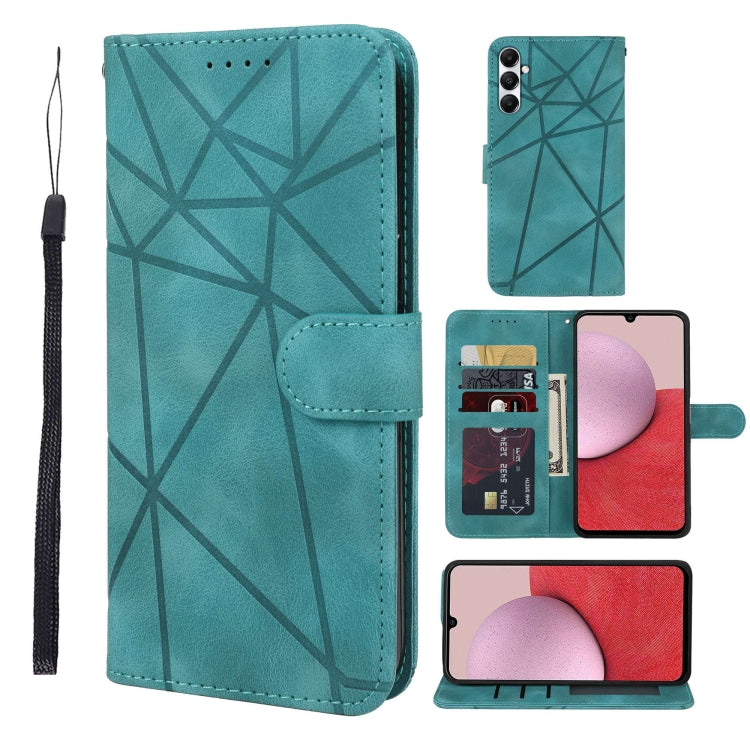 Skin Feel Geometric Lines Leather Phone Case, For Samsung Galaxy S23 FE 5G, For Samsung Galaxy A24 4G, For Samsung Galaxy A14 5G / 4G, For Samsung Galaxy A34 5G, For Samsung Galaxy A54 5G