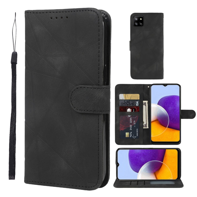 Skin Feel Geometric Lines Leather Phone Case, For Samsung Galaxy A03s US, For Samsung Galaxy A22 4G, For Samsung Galaxy A22 5G, For Samsung Galaxy S21 FE 5G, For Samsung Galaxy A32 4G