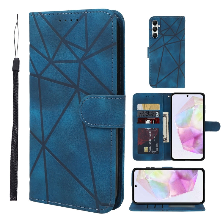 Skin Feel Geometric Lines Leather Phone Case, For Samsung Galaxy A35 5G, For Samsung Galaxy S24 Ultra 5G, For Samsung Galaxy A05, For Samsung Galaxy A05s, For Samsung Galaxy A25 5G