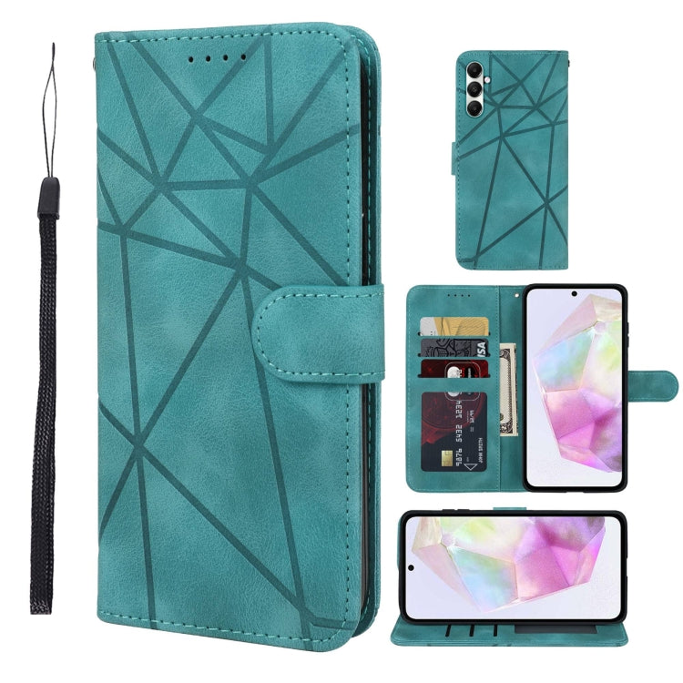 Skin Feel Geometric Lines Leather Phone Case, For Samsung Galaxy A35 5G, For Samsung Galaxy S24 Ultra 5G, For Samsung Galaxy A05, For Samsung Galaxy A05s, For Samsung Galaxy A25 5G