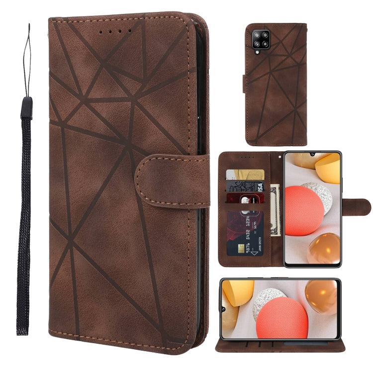 Skin Feel Geometric Lines Leather Phone Case, For Samsung Galaxy A42 5G, For Samsung Galaxy Note20 Ultra, For Samsung Galaxy Note20, For Samsung Galaxy A51 5G, For Samsung Galaxy A71 5G