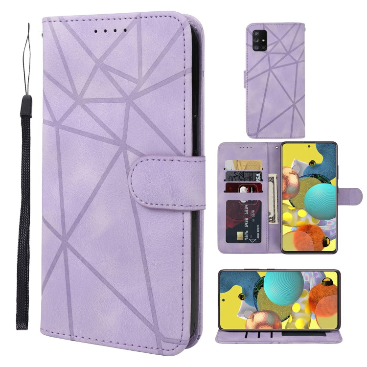 Skin Feel Geometric Lines Leather Phone Case, For Samsung Galaxy A42 5G, For Samsung Galaxy Note20 Ultra, For Samsung Galaxy Note20, For Samsung Galaxy A51 5G, For Samsung Galaxy A71 5G