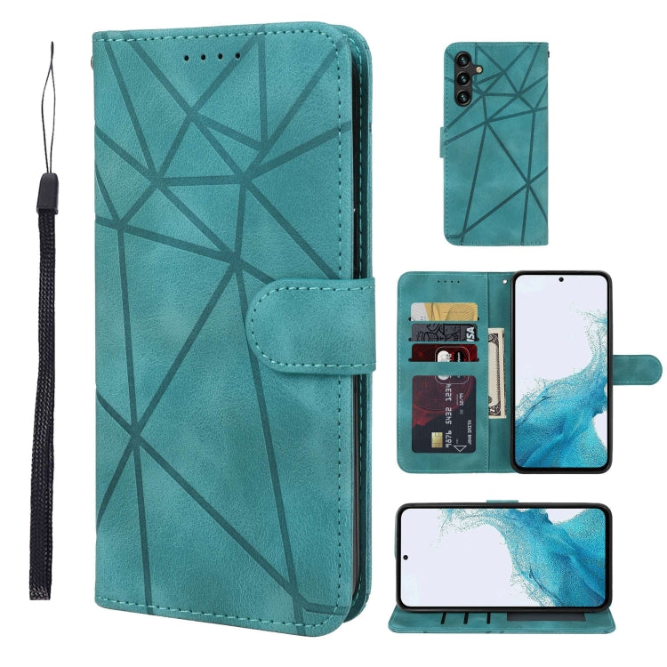 Skin Feel Geometric Lines Leather Phone Case, For Samsung Galaxy S23 FE 5G, For Samsung Galaxy A24 4G, For Samsung Galaxy A14 5G / 4G, For Samsung Galaxy A34 5G, For Samsung Galaxy A54 5G