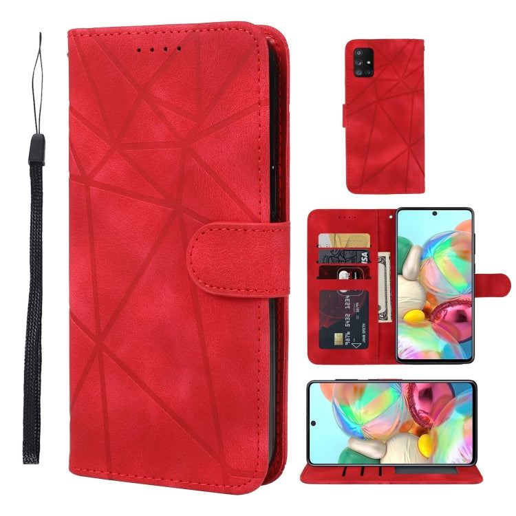 Skin Feel Geometric Lines Leather Phone Case, For Samsung Galaxy A42 5G, For Samsung Galaxy Note20 Ultra, For Samsung Galaxy Note20, For Samsung Galaxy A51 5G, For Samsung Galaxy A71 5G