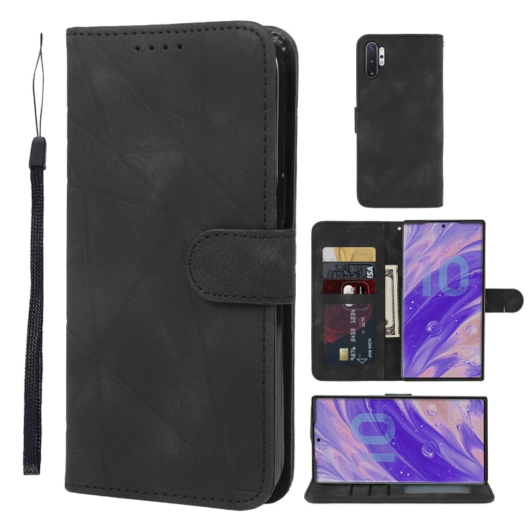 Skin Feel Geometric Lines Leather Phone Case, For Samsung Galaxy Note10, For Samsung Galaxy Note10+, For Samsung Galaxy S10 5G, For Samsung Galaxy A50, For Samsung Galaxy S10+