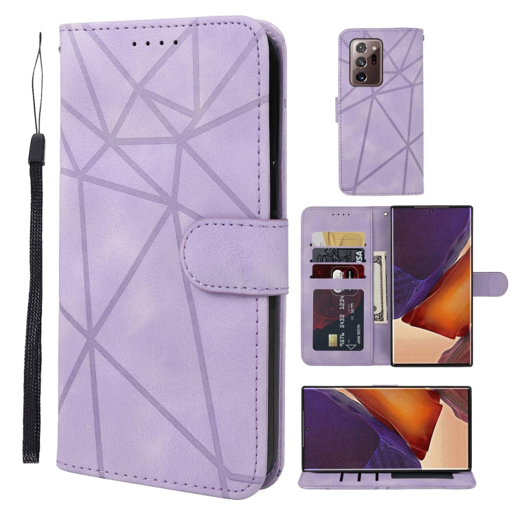 Skin Feel Geometric Lines Leather Phone Case, For Samsung Galaxy A42 5G, For Samsung Galaxy Note20 Ultra, For Samsung Galaxy Note20, For Samsung Galaxy A51 5G, For Samsung Galaxy A71 5G