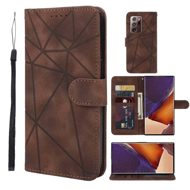 Skin Feel Geometric Lines Leather Phone Case, For Samsung Galaxy A42 5G, For Samsung Galaxy Note20 Ultra, For Samsung Galaxy Note20, For Samsung Galaxy A51 5G, For Samsung Galaxy A71 5G