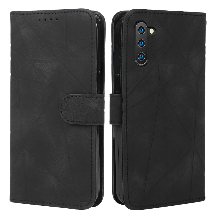 Skin Feel Geometric Lines Leather Phone Case, For Samsung Galaxy Note10, For Samsung Galaxy Note10+, For Samsung Galaxy S10 5G, For Samsung Galaxy A50, For Samsung Galaxy S10+