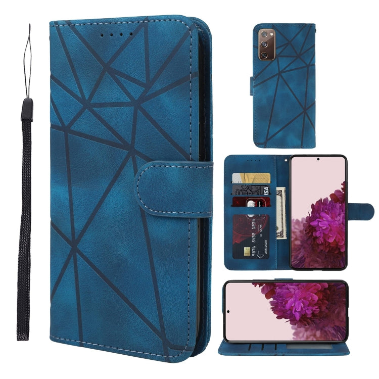 Skin Feel Geometric Lines Leather Phone Case, For Samsung Galaxy S20 FE, For Samsung Galaxy A23, For Samsung Galaxy S22 Ultra 5G, For Samsung Galaxy S22+ 5G, For Samsung Galaxy S22 5G