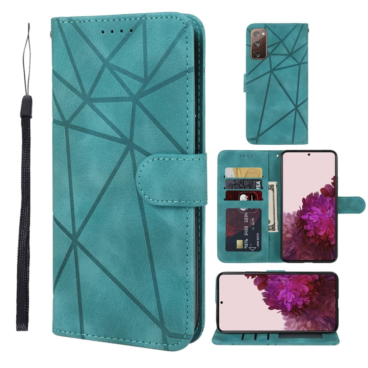 Skin Feel Geometric Lines Leather Phone Case, For Samsung Galaxy S20 FE, For Samsung Galaxy A23, For Samsung Galaxy S22 Ultra 5G, For Samsung Galaxy S22+ 5G, For Samsung Galaxy S22 5G