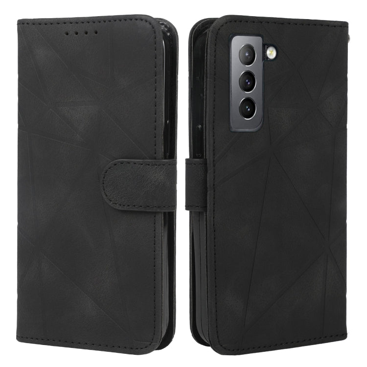 Skin Feel Geometric Lines Leather Phone Case, For Samsung Galaxy S21+ 5G, For Samsung Galaxy S21 Ultra 5G, For Samsung Galaxy A02s US, For Samsung Galaxy A42 5G