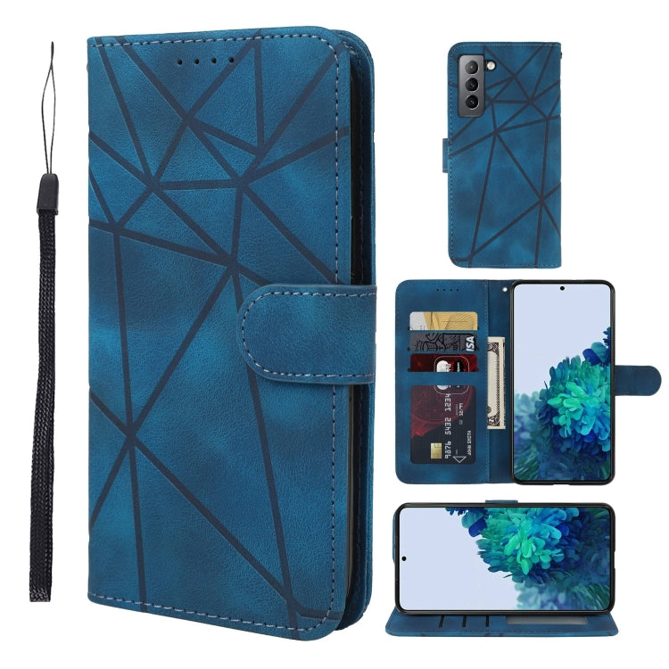 Skin Feel Geometric Lines Leather Phone Case, For Samsung Galaxy S20 FE, For Samsung Galaxy A23, For Samsung Galaxy S22 Ultra 5G, For Samsung Galaxy S22+ 5G, For Samsung Galaxy S22 5G