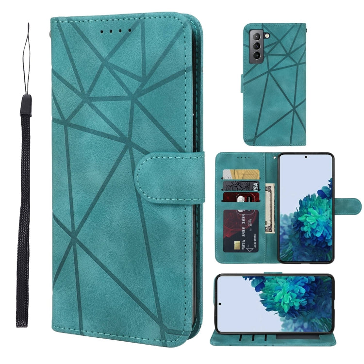 Skin Feel Geometric Lines Leather Phone Case, For Samsung Galaxy S20 FE, For Samsung Galaxy A23, For Samsung Galaxy S22 Ultra 5G, For Samsung Galaxy S22+ 5G, For Samsung Galaxy S22 5G