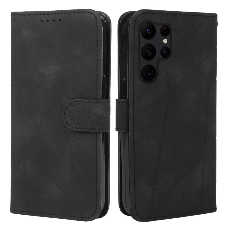 Skin Feel Geometric Lines Leather Phone Case, For Samsung Galaxy S23 Ultra 5G, For Samsung Galaxy S23+ 5G, For Samsung Galaxy S23 5G, For Samsung Galaxy A12, For Samsung Galaxy A13 5G