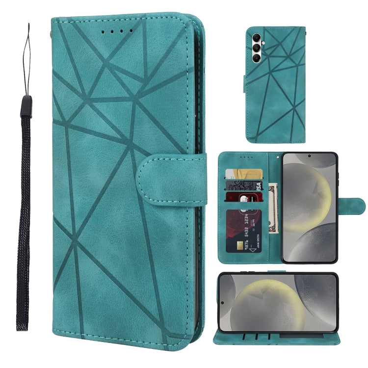 Skin Feel Geometric Lines Leather Phone Case, For Samsung Galaxy S24 / S25 5G, For Samsung Galaxy S24+ / S25+ 5G, For Samsung Galaxy S24 FE 5G, For Samsung Galaxy A15, For Samsung Galaxy A55 5G