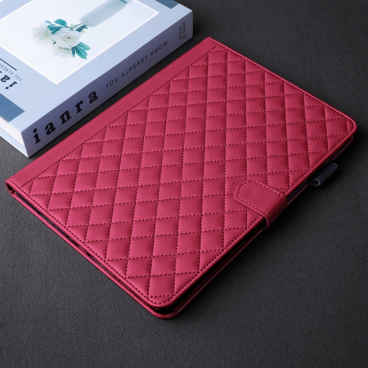 Rhombus Lattice Leather Smart Tablet Case, For iPad Pro 13 2024, For iPad Pro 11 2024, For iPad Pro 12.9 2022 / 2021 / 2020, For iPad Pro 11 2022 / 2021 / 2020, For iPad 10th Gen 10.9 2022, For iPad 10.2 2021 / 2020 / 10.5