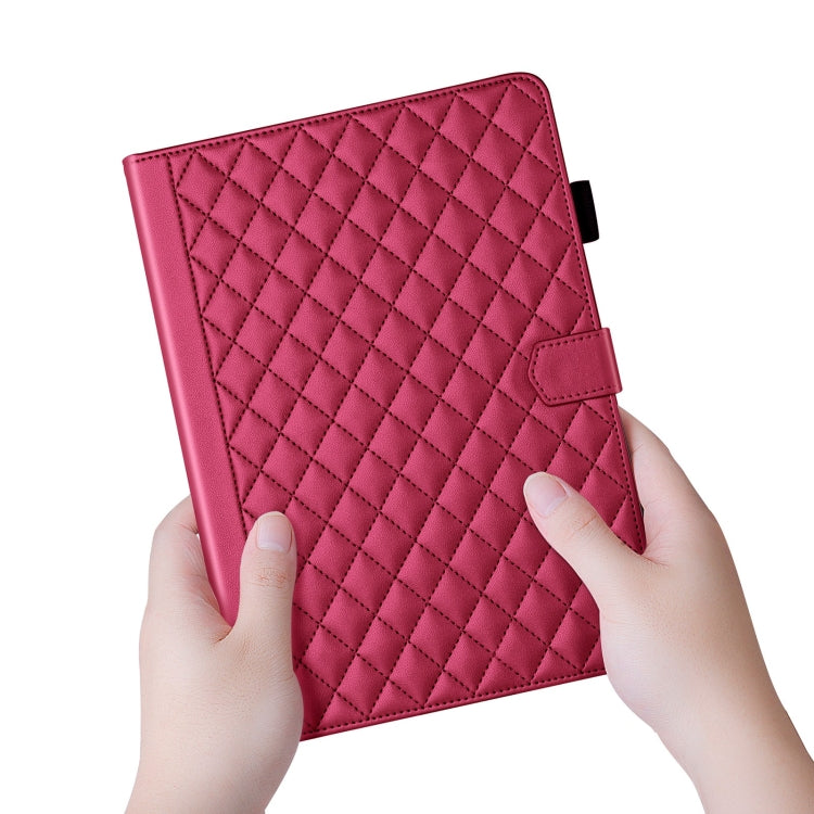 Rhombus Lattice Leather Smart Tablet Case, For iPad Pro 13 2024, For iPad Pro 11 2024, For iPad Pro 12.9 2022 / 2021 / 2020, For iPad Pro 11 2022 / 2021 / 2020, For iPad 10th Gen 10.9 2022, For iPad 10.2 2021 / 2020 / 10.5